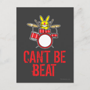 Kann mich nicht schlagen postkarte