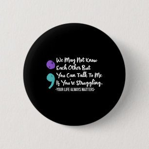 Kann mit mir sprechen, dass du dich mit Selbstmord Button