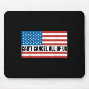 Kann nicht alle US-amerikanische Flagge abbrechen Mousepad