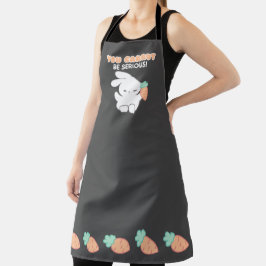 Kann nicht ernst sein Carrot Edition - Bunny Pun Schürze