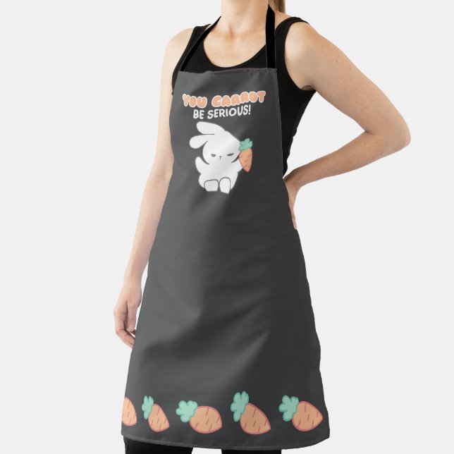 Kann nicht ernst sein Carrot Edition - Bunny Pun Schürze (InSitu)