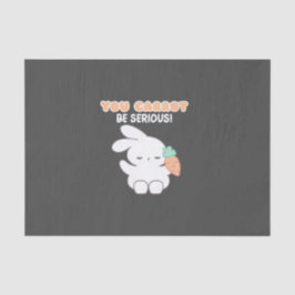 Kann nicht ernst sein Carrot Edition - Bunny Pun Seidenpapier