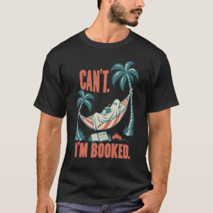 Kann nicht. Ich bin gebucht. Fauler Geister-Hängem T-Shirt