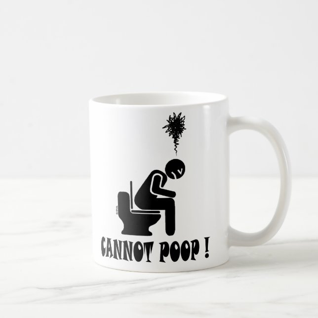 Kann nicht kacken! kaffeetasse (Rechts)