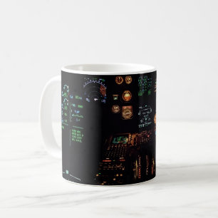 Kann nicht ohne Kaffee fliegen? Jetzt Ihre Cockpit Kaffeetasse