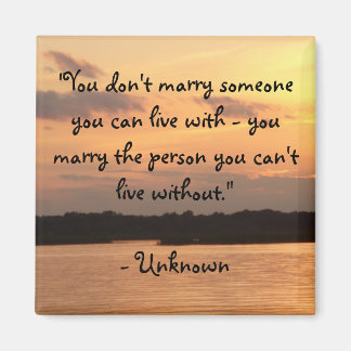 "...kann nicht ohne leben" Magnet