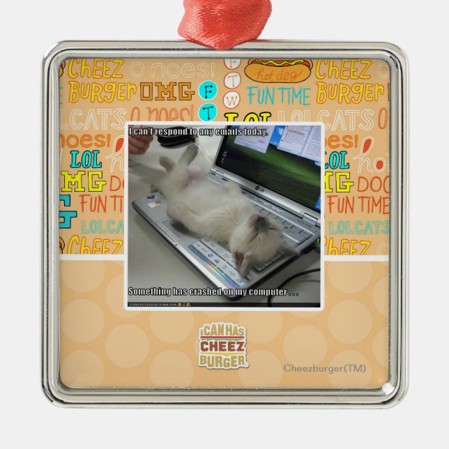 Kann nicht reagieren ornament aus metall (Vorne)