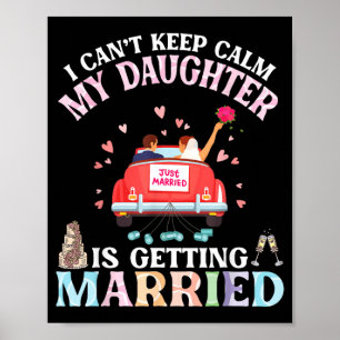 Kann nicht ruhig bleiben Enkel heiratet Bräutigam Poster