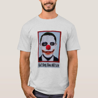Kann nicht schlafen Obama-Clown T-Shirt
