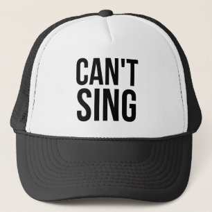 Kann nicht singen truckerkappe