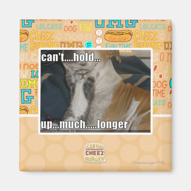 Kann nicht viel länger aufhalten magnet (Vorne)