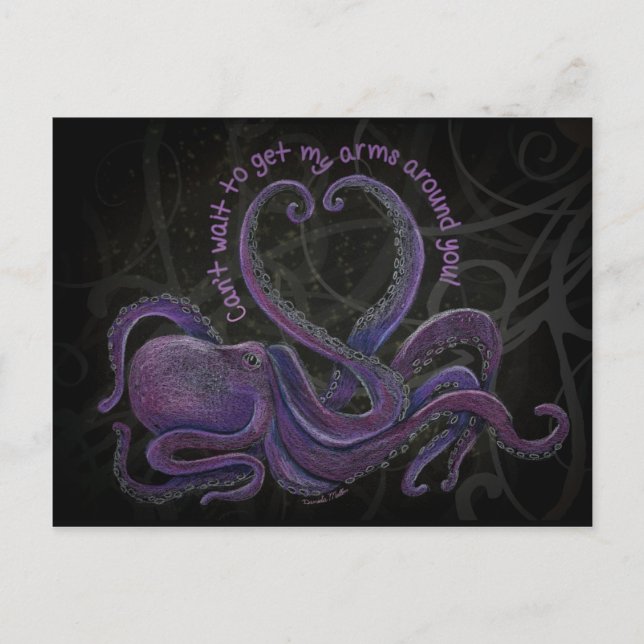 Kann nicht warten, um meine Waffen um dich herum P Postkarte (Vorderseite)