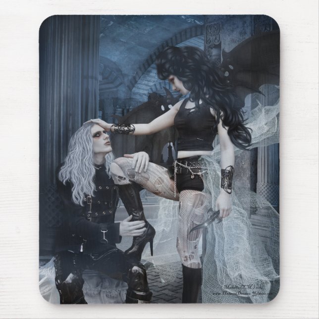 Kann nicht wegBleibe werden Mousepad (Vorne)