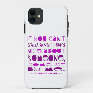 Kann nichts Nettes sagen Komm setz dich neben mich Case-Mate iPhone Hülle