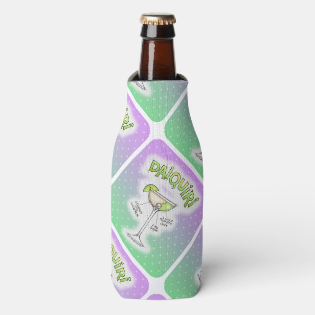 KANN ODER FLASCHE COOLER, DAIQUIRI RECIPE COCKTAIL FLASCHENKÜHLER (Flaschenvorderseite)