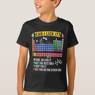 Kann Periodensystem lustige Wissenschaft Chemie le T-Shirt