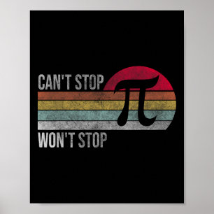 Kann Pi nicht stoppen Wird Pi nicht stoppen Pi Tag Poster