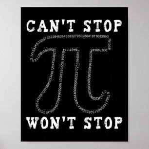 Kann Pi Wont nicht aufhalten, den Mathe Pi Day zu  Poster