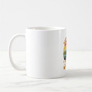 Kann Pläne Hund Pitbull Retro Sonnenuntergang_1 Kaffeetasse