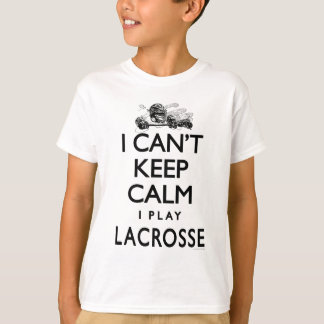 Kann ruhigen Lacrosse nicht behalten T-Shirt