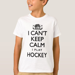 Kann ruhiges Hockey nicht behalten T-Shirt