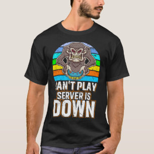 Kann Server nicht wiedergeben, wenn der VideoGamer T-Shirt