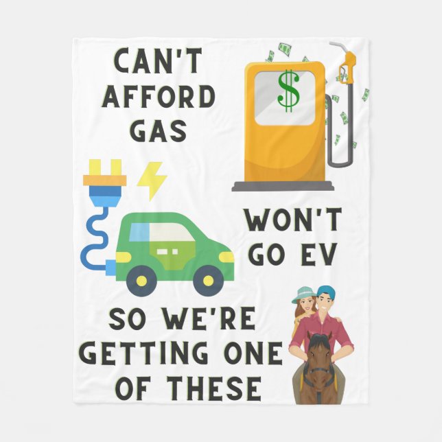 Kann sich kein Gas leisten, oder EV so ein Geschen Fleecedecke (Vorderseite)