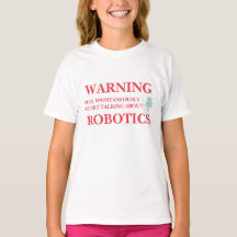 Kann spontan anfangen, über Robotik zu sprechen