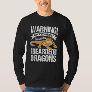 Kann spontan über bärtige Drachen sprechen 3 T-Shirt