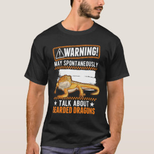 Kann spontan über bärtige Drachen sprechen T-Shirt