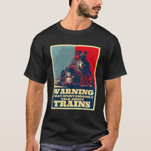 Kann spontan über den Motor von Zugdämpfer reden T-Shirt