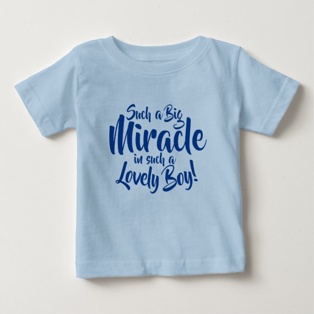 Kann Text so ein großes Wunder im lieblichen Junge Baby T-shirt (Vorderseite)