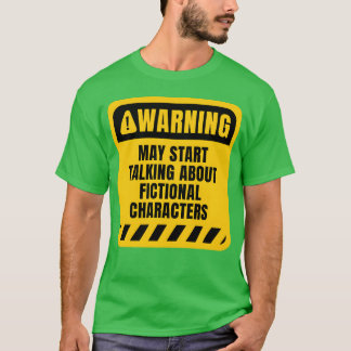 Kann über die Familie fiktiver Charaktere sprechen T-Shirt