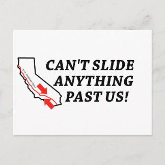 Kann uns nichts wegschieben! postkarte