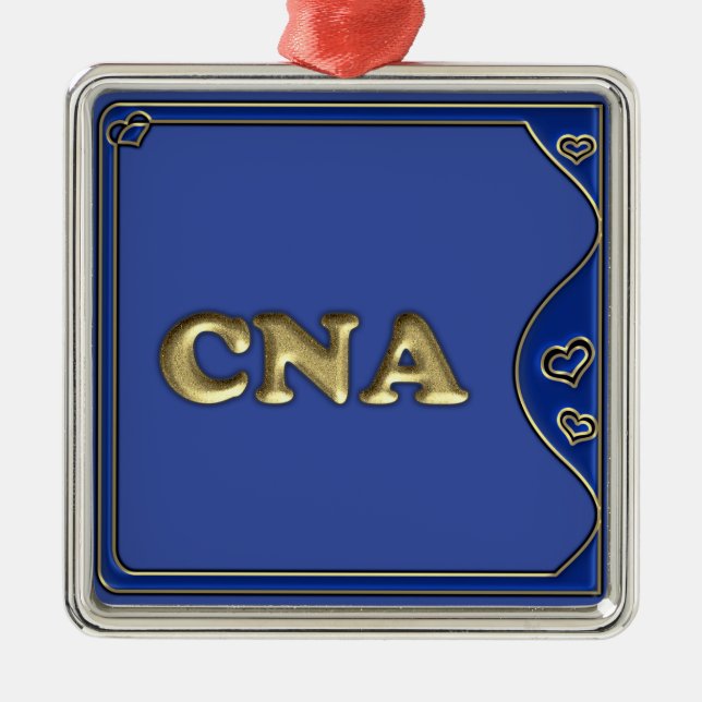 KANN verzieren Silbernes Ornament (Vorne)