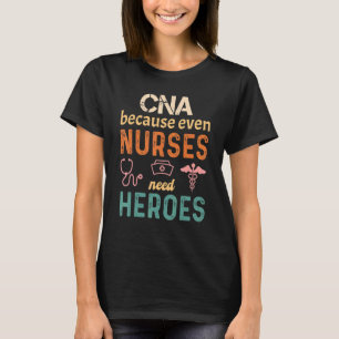 Kann, weil selbst Krankenschwestern Helden Retro V T-Shirt