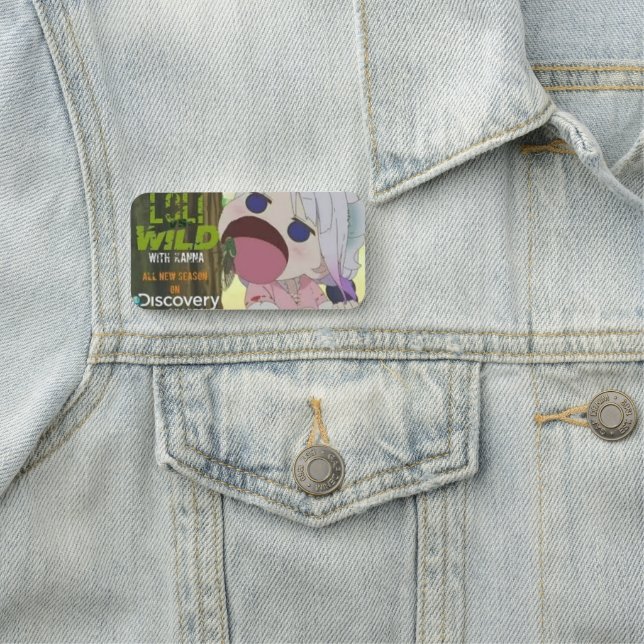 Kanna Kamui Loli gegen wilden Spaß-ButtonAnime Namensschild (Beispiel)