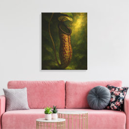 Kannenpflanze: Giftige Eleganz Impressionistische Leinwanddruck