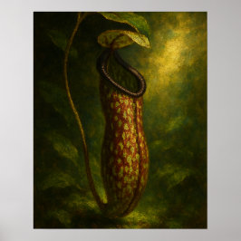 Kannenpflanze: Toxische Eleganz Impressionistische Poster