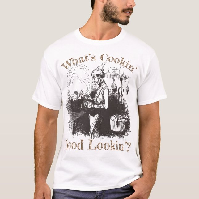 Kannibale-Koch, was Cookin gutes Lookin'? ist T-Shirt (Vorderseite)