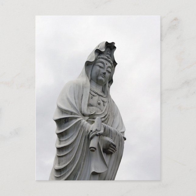 Kannon-Statue von Takasaki Postkarte (Vorderseite)