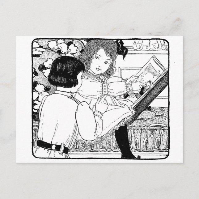 Kannst du das Buch lesen? Postkarte (Vorderseite)