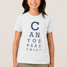 Kannst du das lesen? Tri-Blend shirt