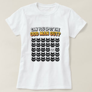 Kannst du den Außenseiter lustiges T-Shirt erkenne