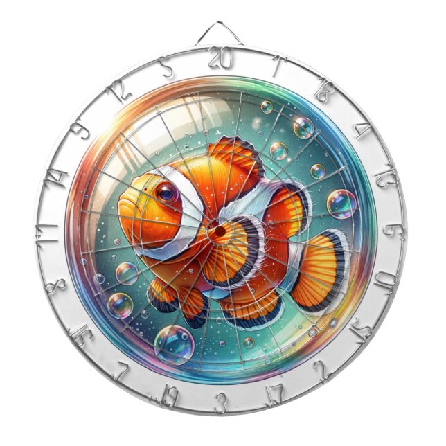 Kannst du den Fisch fangen Dartscheibe (vorne)