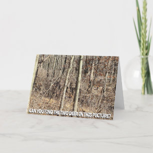 Kannst du die beiden Hirsche auf diesem Bild finde Karte