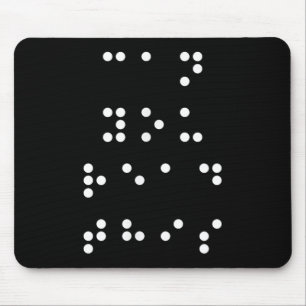 Kannst du diese Braille Blind lesen Schreiblehrer? Mousepad