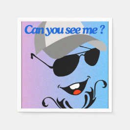 Kannst du mich sehen? serviette