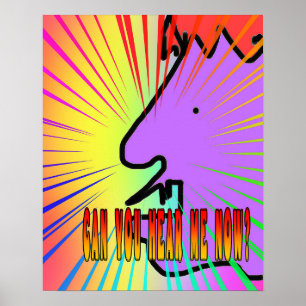 Kannst du mir Poster hören?