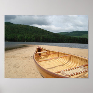 Kano am Wasser Canvas Print Poster